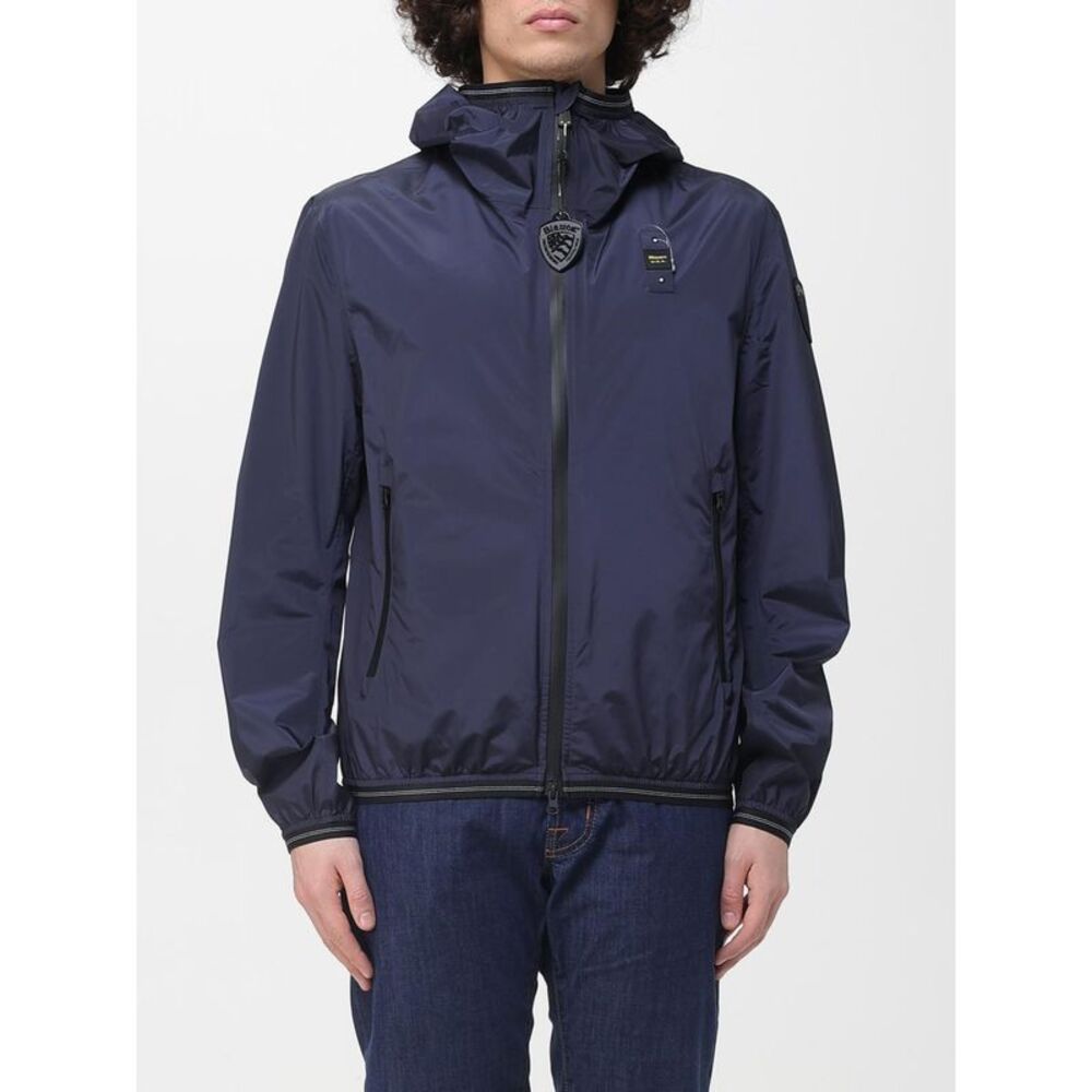 Blauer Men Blauer Hooded Polyester Windbreaker